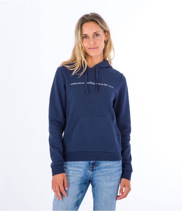 Hurley Hoodie Certifited Tm Indigo | 32EPBXRQD