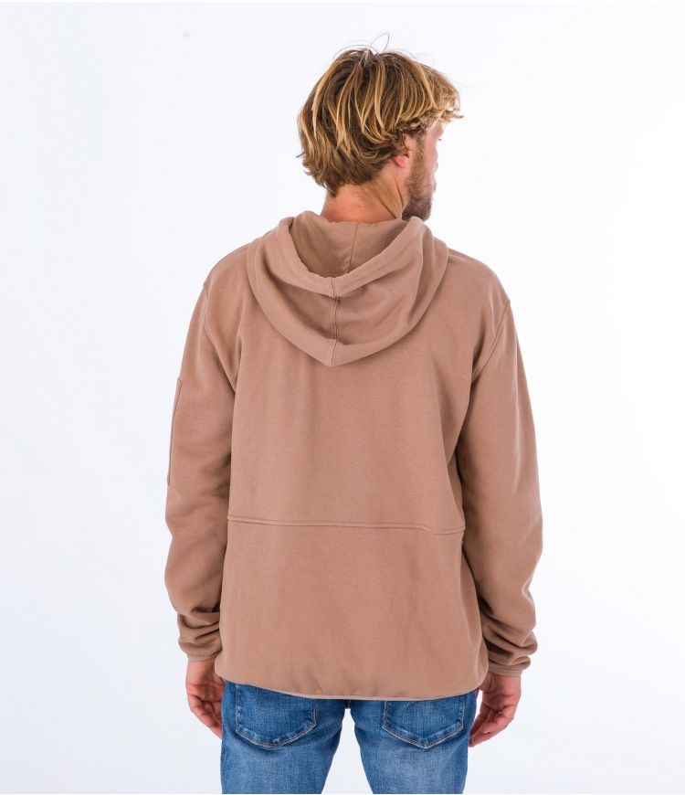 Hurley Hoodie Full Zip Baseline Taupe Haze | 61XFLBNEJ