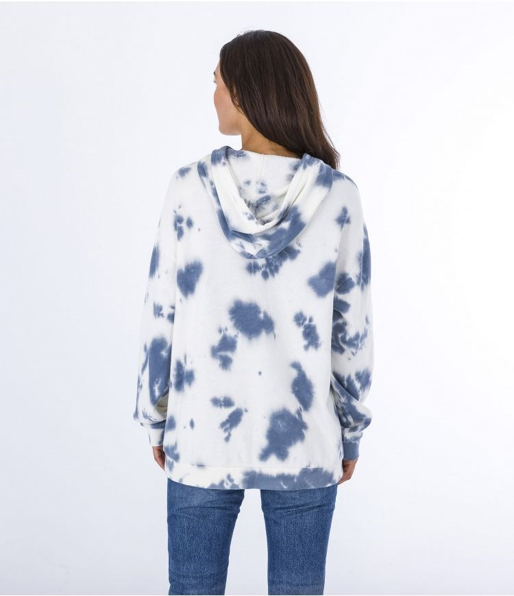 Hurley Hoodie Helan Weiß Blau | 67DHMRWJC