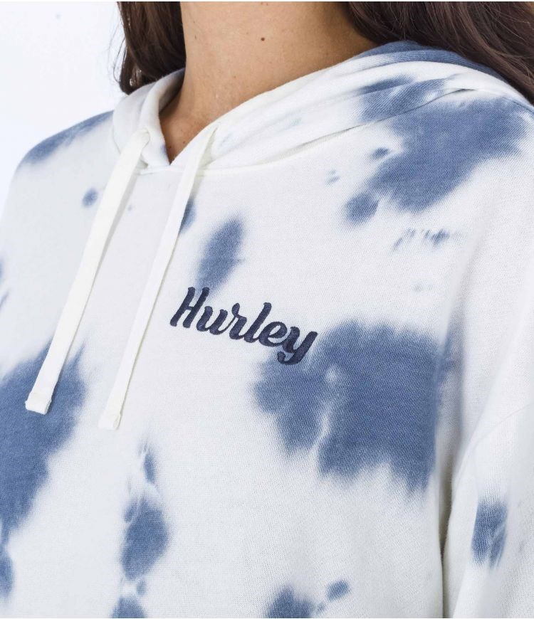 Hurley Hoodie Helan Weiß Blau | 67DHMRWJC