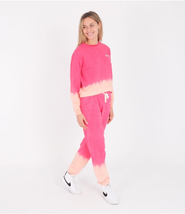 Hurley Hoodie Klassische Fit Tie Dye Rosa | 42XZNCTIU
