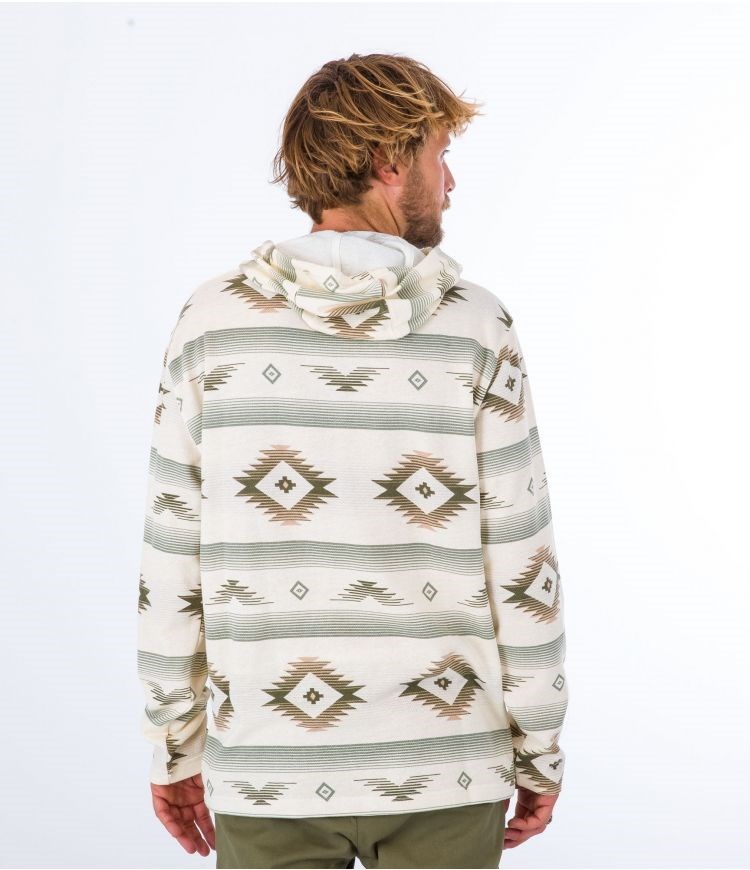 Hurley Hoodie Mofern Surf Poncho Barely Bone | 17LNOSTQU