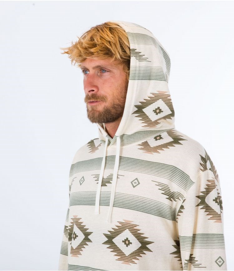 Hurley Hoodie Mofern Surf Poncho Barely Bone | 17LNOSTQU