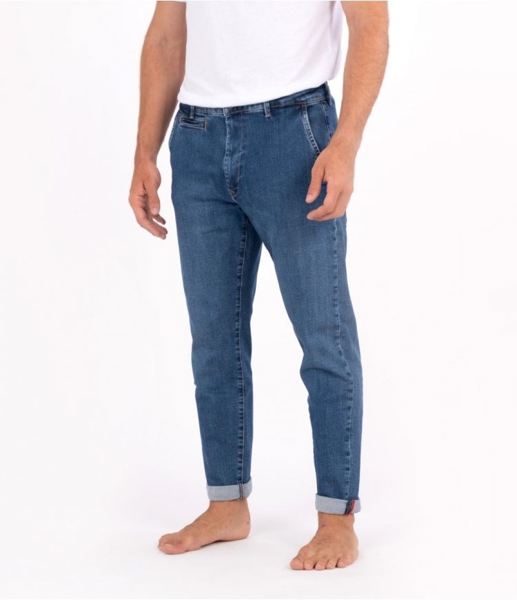 Hurley Hr Chino Crop Oceancare Denim Pant Trousers Denim He2 | 09AQHJKIV