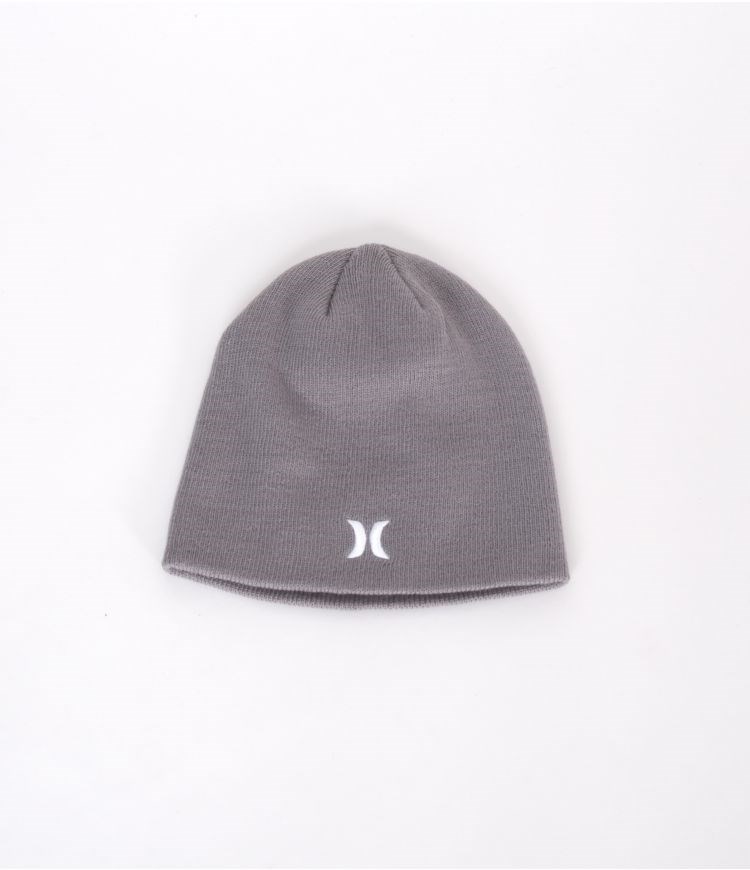 Hurley Icon Staple Beanie Grau | 58MXJBAZC