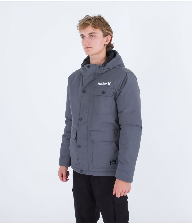 Hurley Idyllwild 3m Parka Jacket Grau | 95LEQSZPM