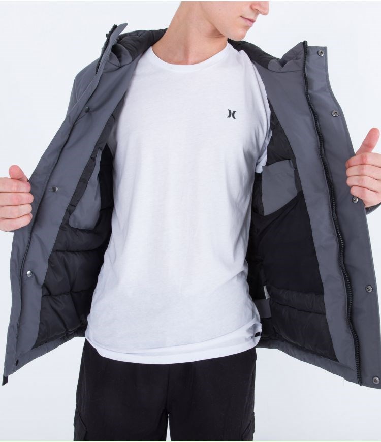 Hurley Idyllwild 3m Parka Jacket Grau | 95LEQSZPM