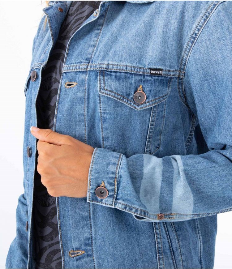 Hurley Jacket Denim Oceancare Denim22 | 65ZHWXJPE