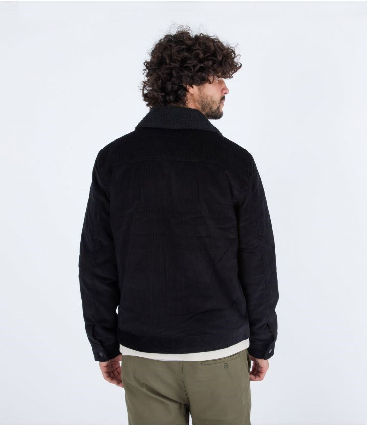 Hurley Jacket Gurney 2.0 Cord Schwarz | 49YCXUGKD