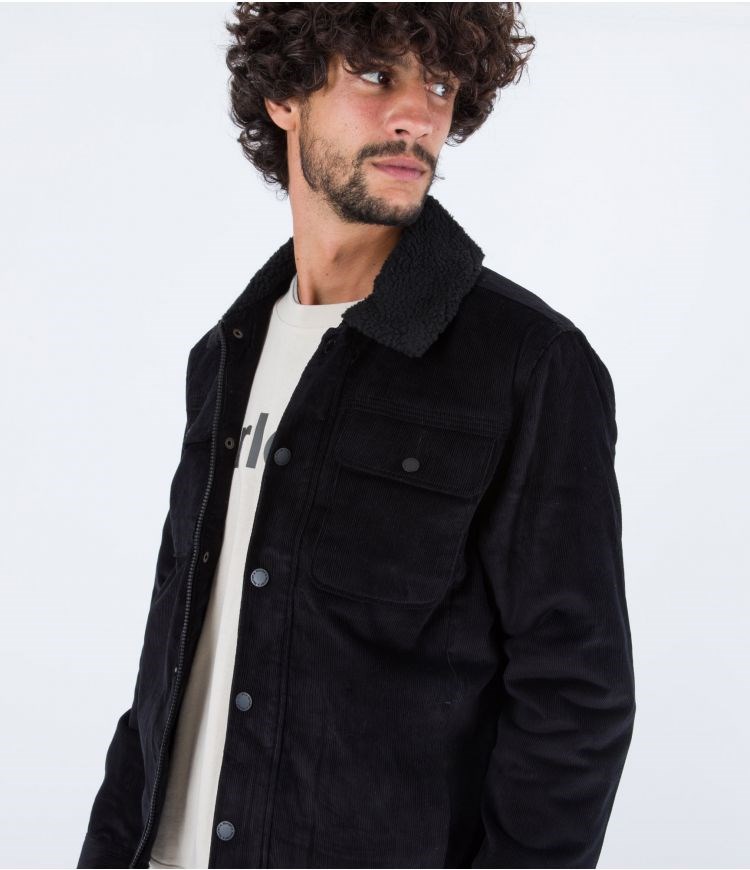 Hurley Jacket Gurney 2.0 Cord Schwarz | 49YCXUGKD
