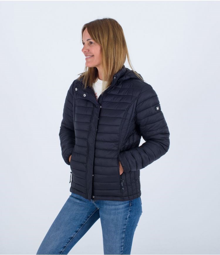 Hurley Jacket Packable Laufschuhe Schwarz | 64YERKXWF