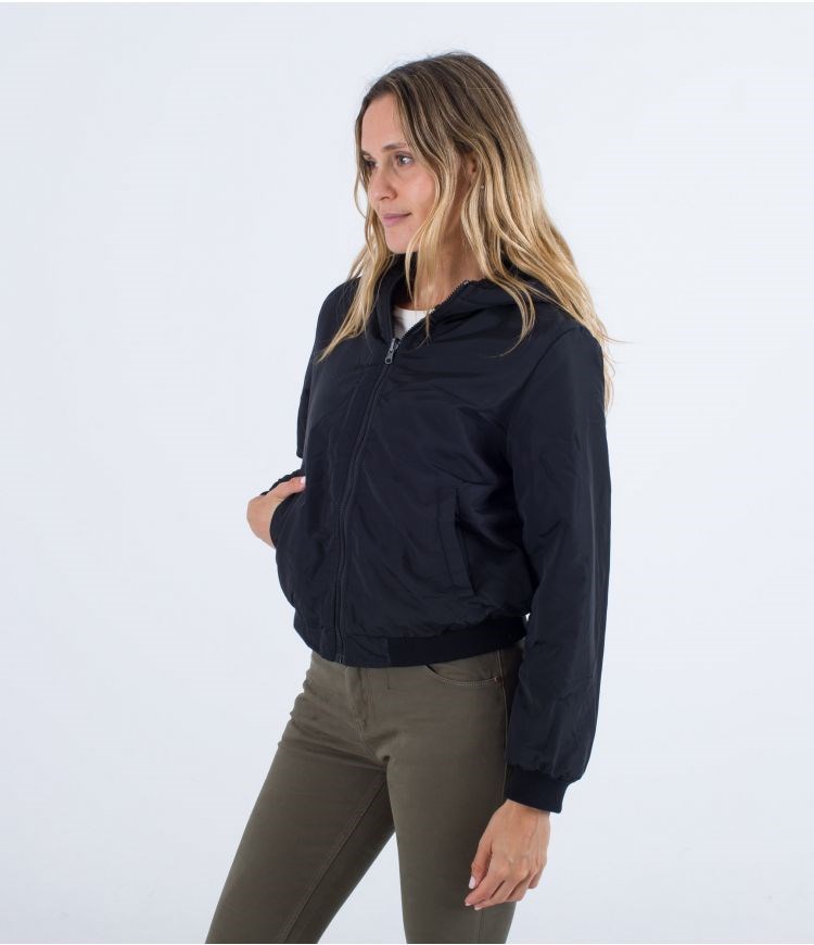 Hurley Jacket Reversible Sherpa Bomber Schwarz | 98DFSNOHL