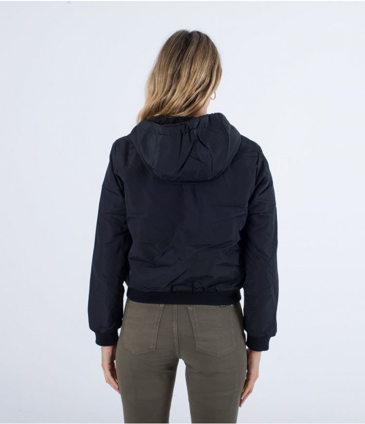 Hurley Jacket Reversible Sherpa Bomber Schwarz | 98DFSNOHL