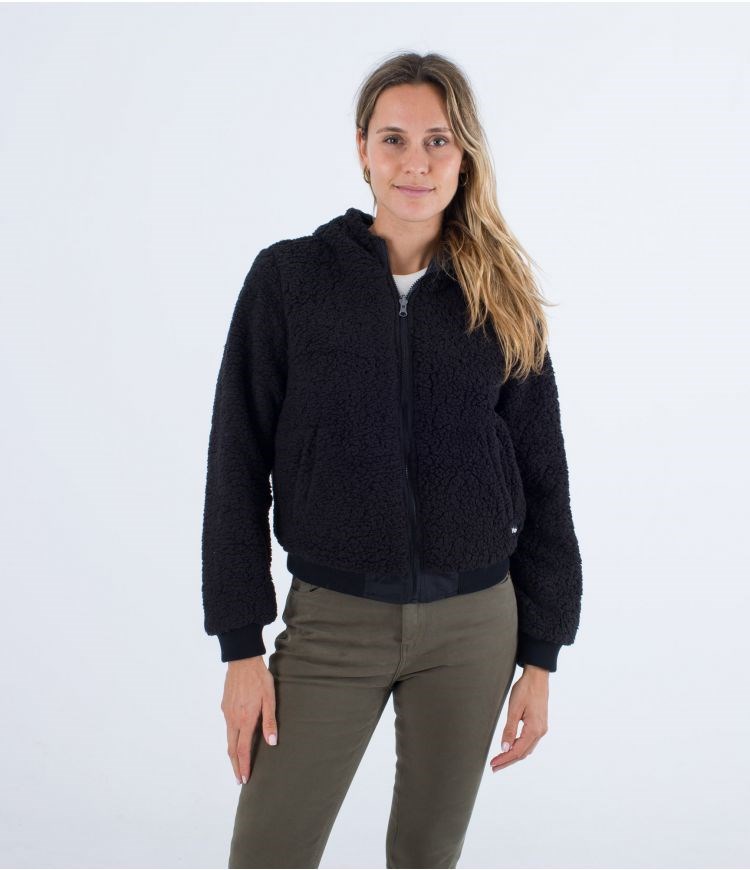 Hurley Jacket Reversible Sherpa Bomber Schwarz | 98DFSNOHL