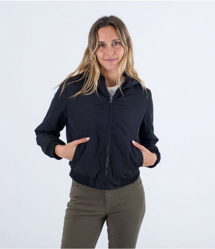 Hurley Jacket Reversible Sherpa Bomber Schwarz | 98DFSNOHL