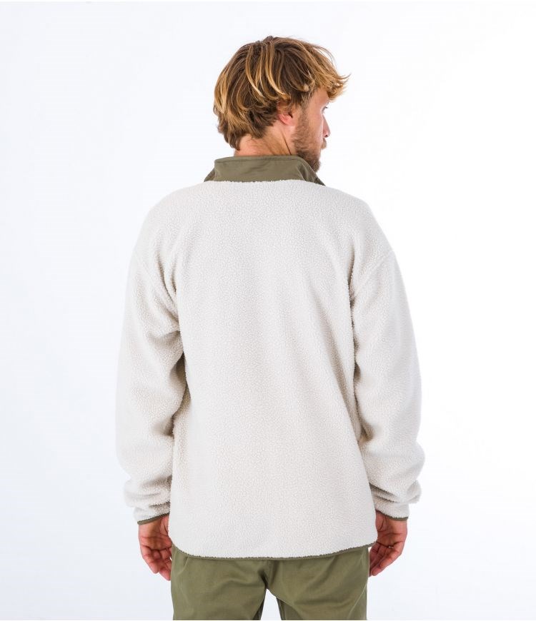 Hurley Jacket Sherpa Boulder Burrito Bone | 12JPLXRSN