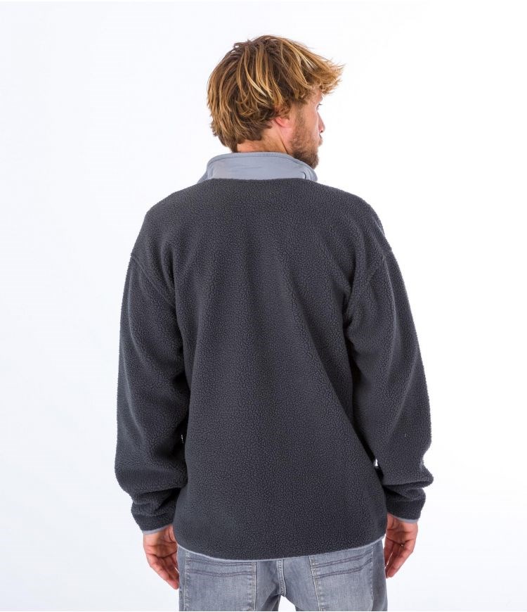 Hurley Jacket Sherpa Boulder Burrito Grau | 89JIPGWBK