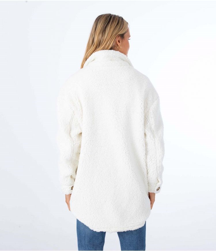 Hurley Jacket Sherpa Marshmallow | 06RYCQLJD
