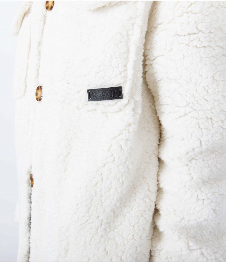 Hurley Jacket Sherpa Marshmallow | 06RYCQLJD