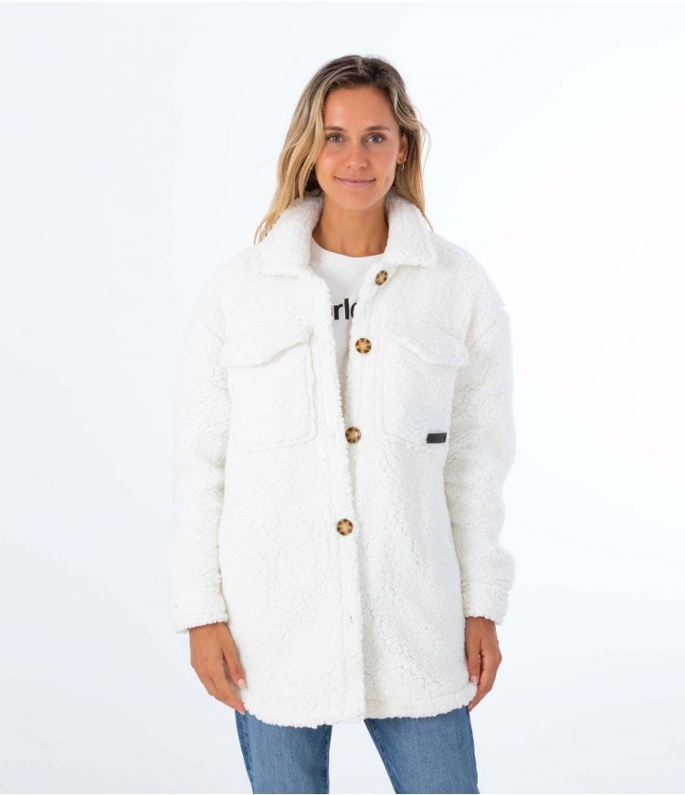 Hurley Jacket Sherpa Marshmallow | 06RYCQLJD