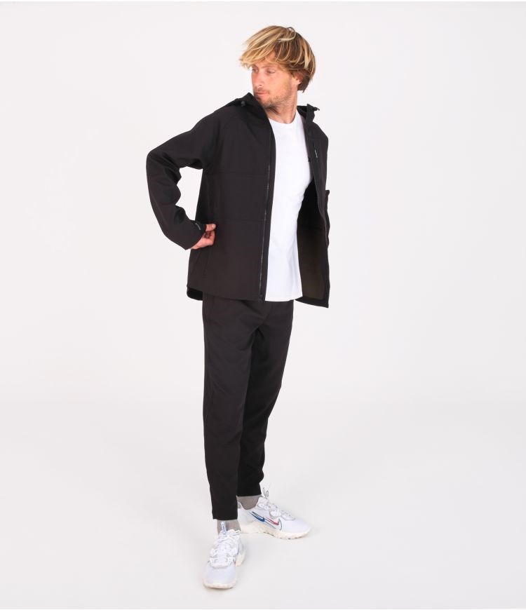 Hurley Jacket With Zip Heat Elite Schwarz | 75AZLFVCN