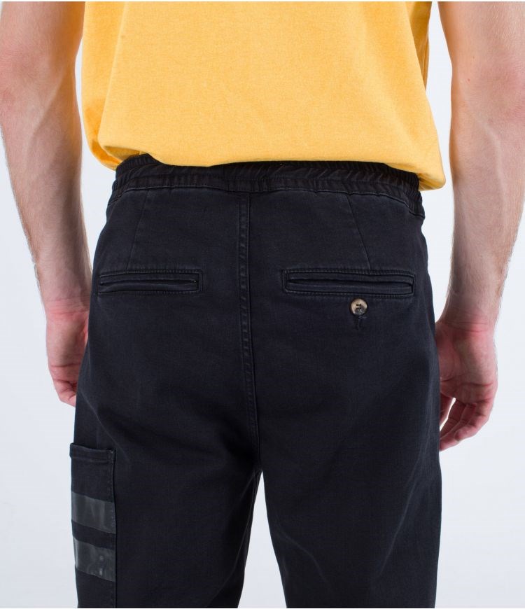 Hurley Jean Elastic Oceancare Schwarz | 93PAIMRFX