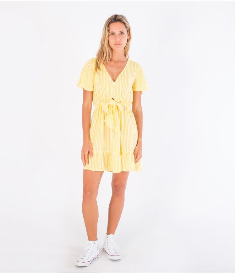 Hurley Kleider Baggy Flirty Mini Streifen | 01OLKCDTA