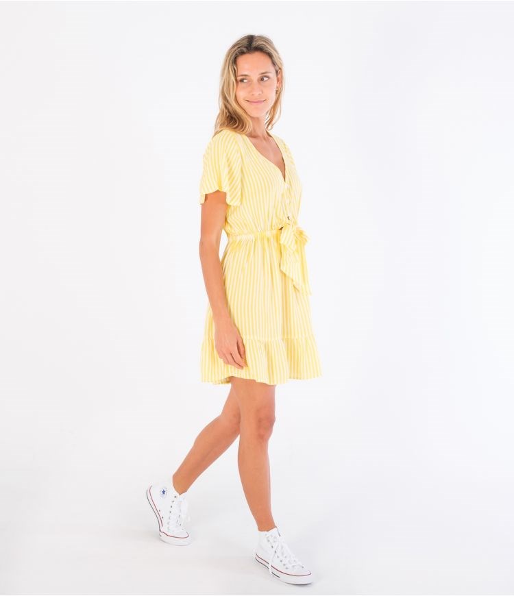 Hurley Kleider Baggy Flirty Mini Streifen | 01OLKCDTA