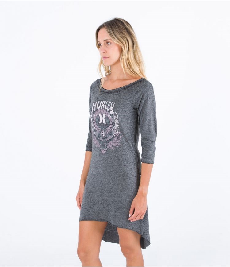 Hurley Kleider Tee Oceancare Mullet Dunkelgrau | 08EVXZYIG