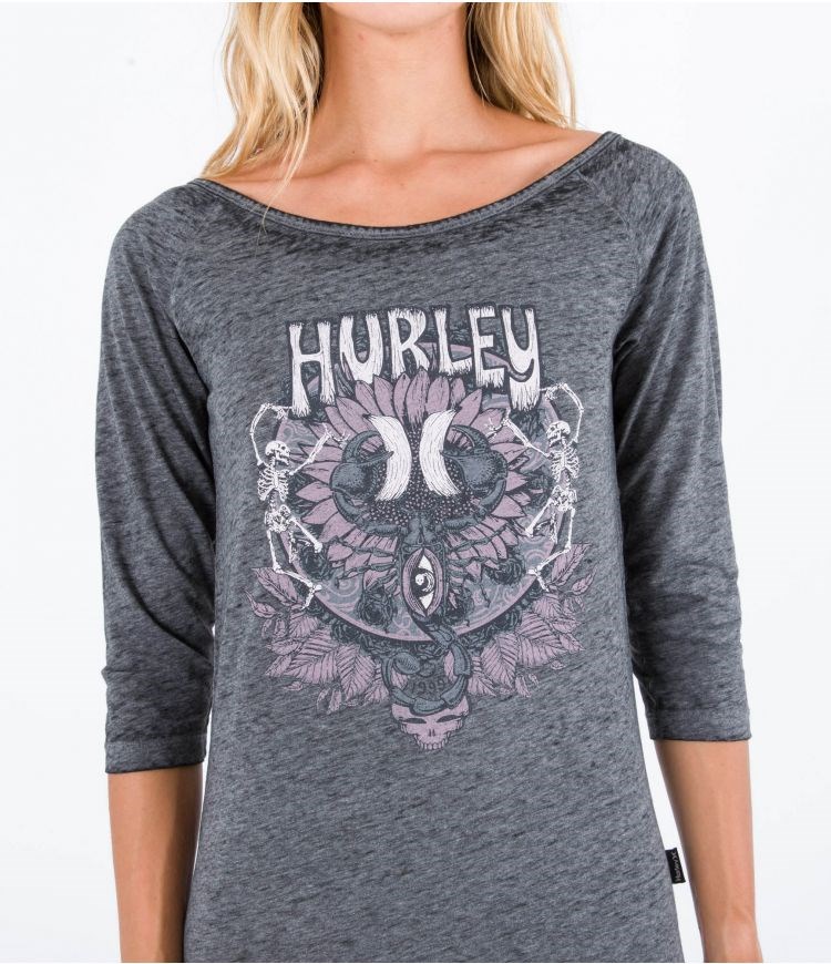 Hurley Kleider Tee Oceancare Mullet Dunkelgrau | 08EVXZYIG