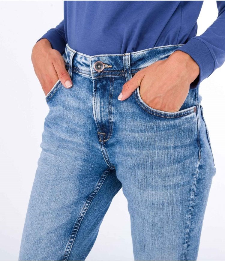 Hurley Laney Mom Oceancare Denim Pant Bottoms Denim Wf2 | 84PFXKUOB
