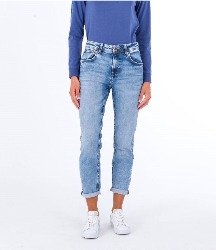Hurley Laney Mom Oceancare Denim Pant Bottoms Denim Wf2 | 84PFXKUOB
