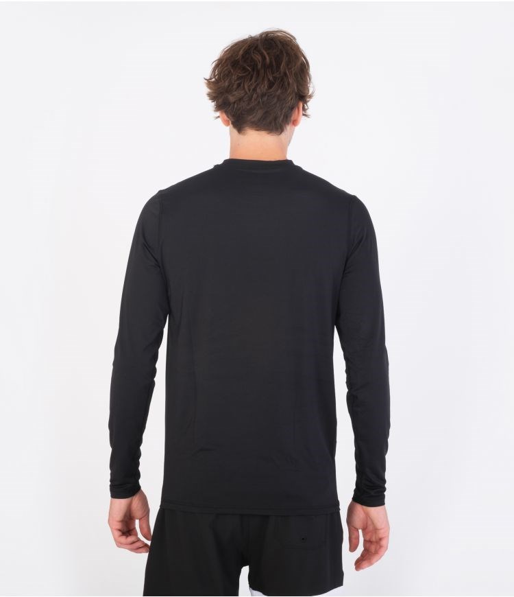 Hurley Lycra Long Sleeve Oao Surf Schwarz | 75CQHEWFD