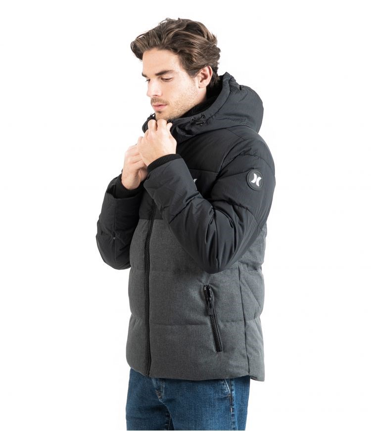 Hurley Mammoth 3m Puffer Jacket Schwarz | 51NHFPTIU