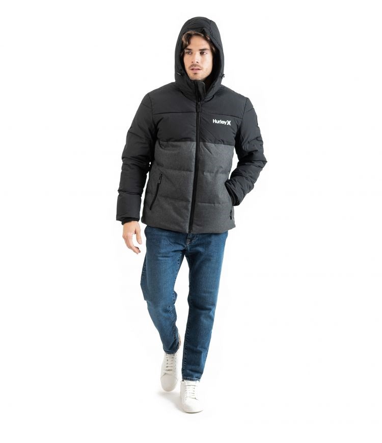Hurley Mammoth 3m Puffer Jacket Schwarz | 51NHFPTIU