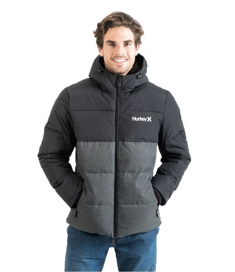 Hurley Mammoth 3m Puffer Jacket Schwarz | 51NHFPTIU
