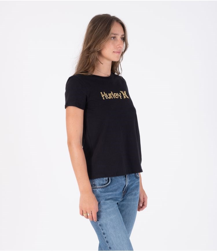 Hurley Oao Dots Klassische Crew Tee Tops And T-shirts Caviar | 08RCSGAUB