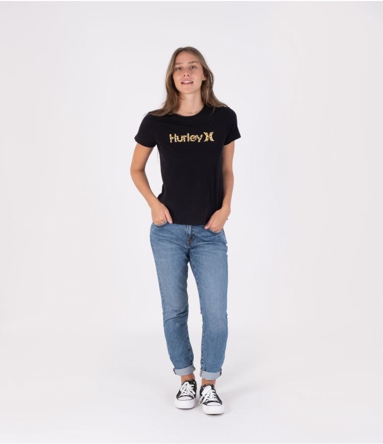 Hurley Oao Dots Klassische Crew Tee Tops And T-shirts Caviar | 08RCSGAUB
