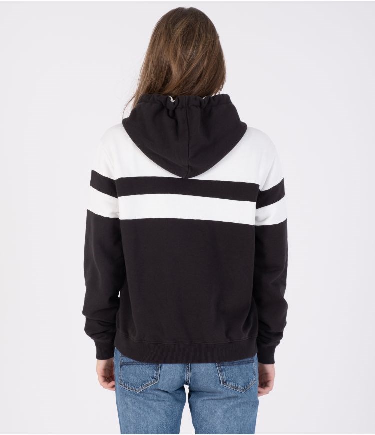 Hurley Oceancare Washed College Pullover Schwarz | 51ZIDMPQJ