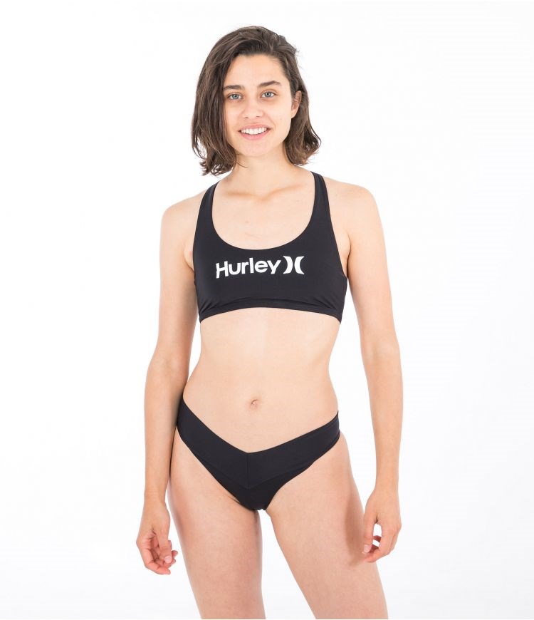 Hurley One & Only Racerback Bikinis Schwarz | 65BLIGATM