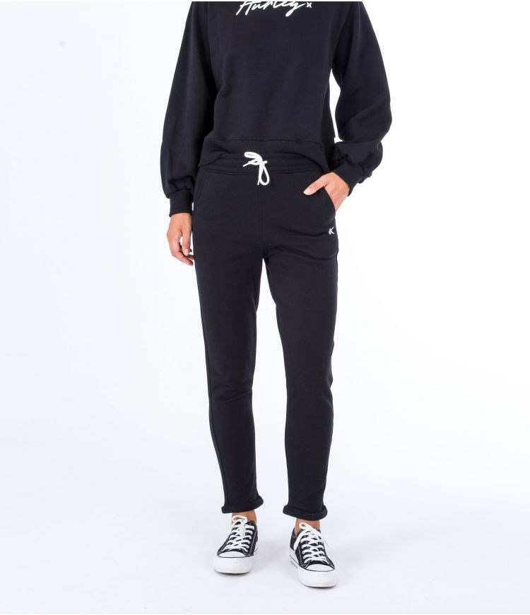 Hurley Pant Elastic Oceancare Script Schwarz | 60CNWOGTY