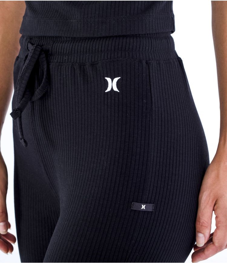 Hurley Pant Rib Relaxed Schwarz | 09QHSBNFA