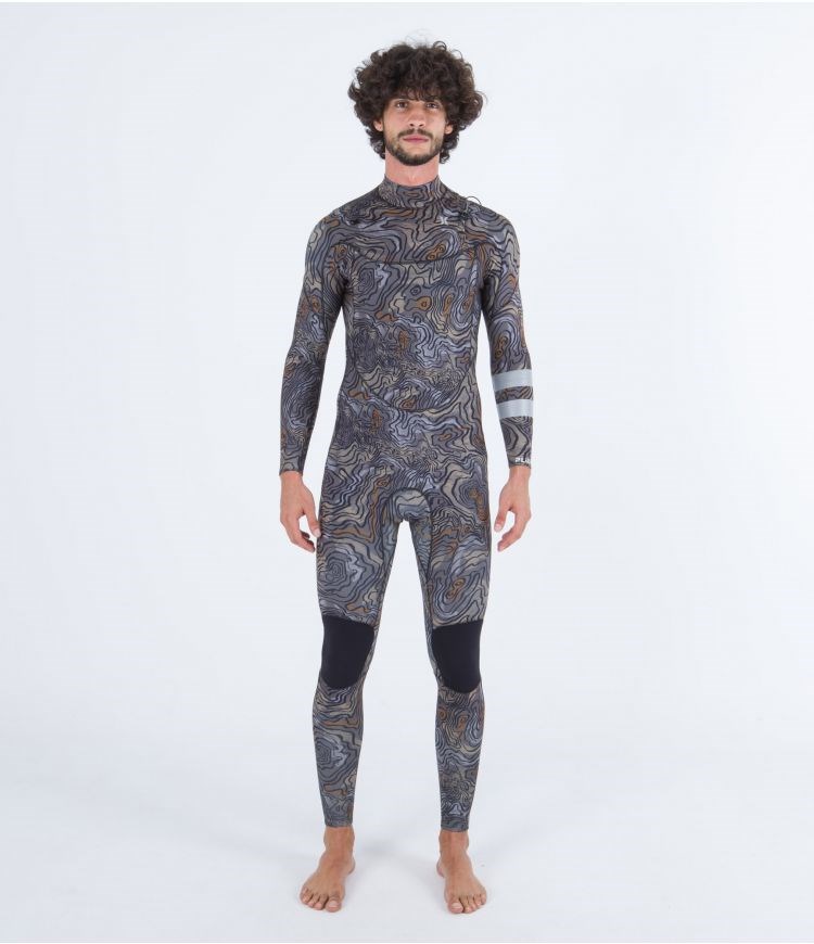 Hurley Plus Printed 4/3mm Fullsuit 2023 Schwarz | 70XNWYMGI