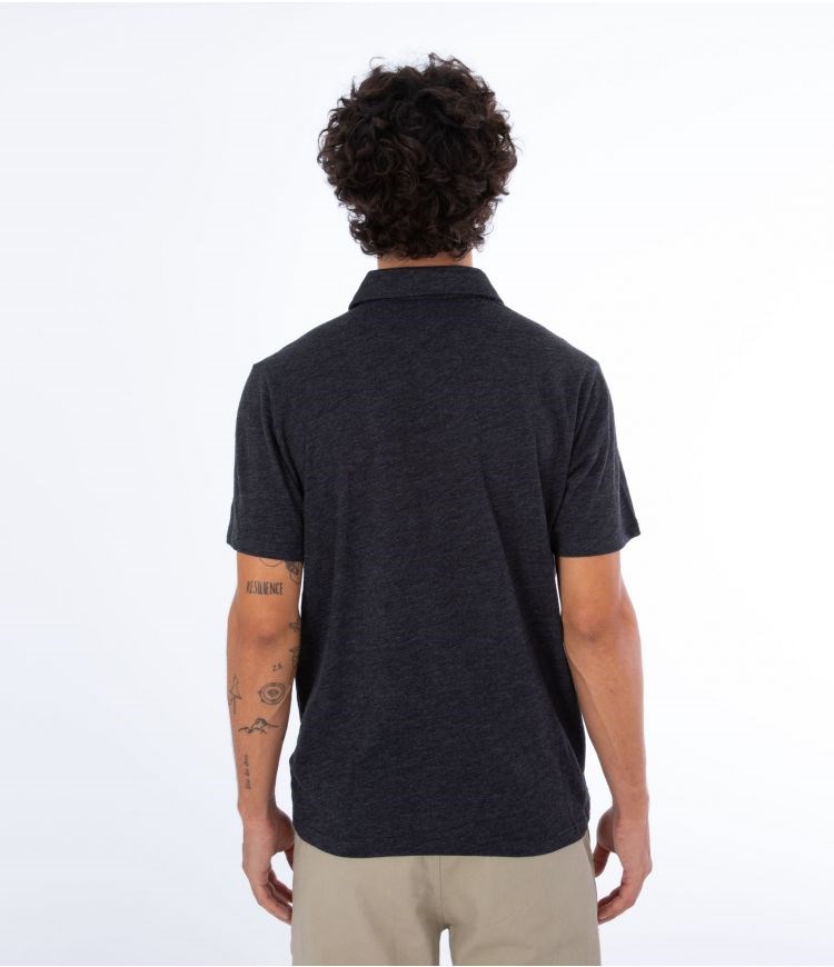 Hurley Polo Kurzes Sleeve Ace Vista Schwarz | 94CEQXPMT