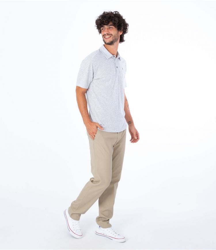 Hurley Polo Kurzes Sleeve Ace Vista Weiß | 32OEPYMZL