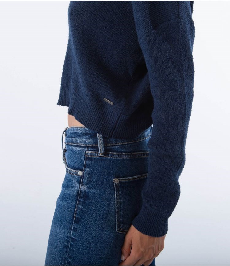 Hurley Pullover Overlap Back Indigo | 89MPQXOYL