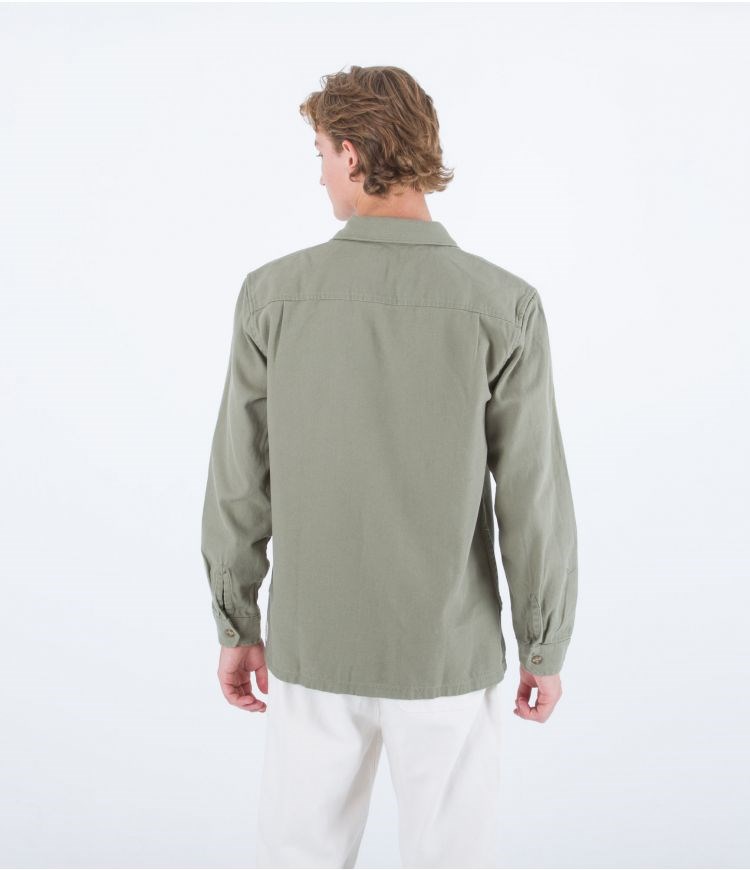 Hurley Shirt Bixby Canvas Army | 32IRQYWAP