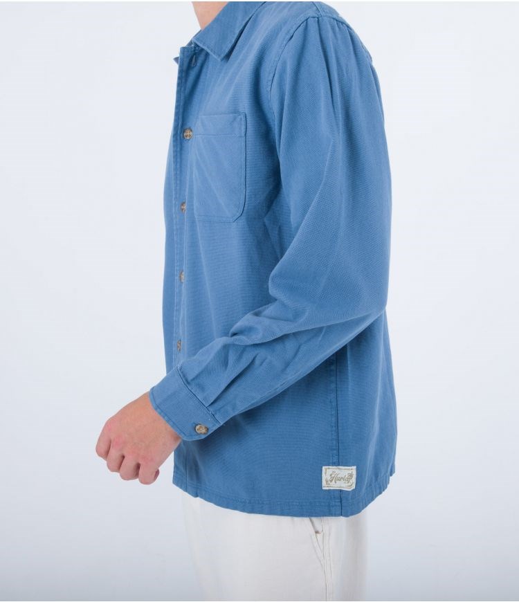 Hurley Shirt Bixby Canvas Tiefes | 91GIZDAXK