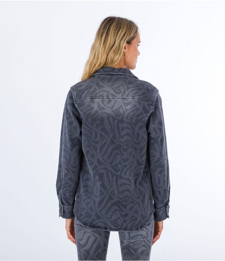 Hurley Shirt Denim Oceancare Schwarz | 05LRPVWKD