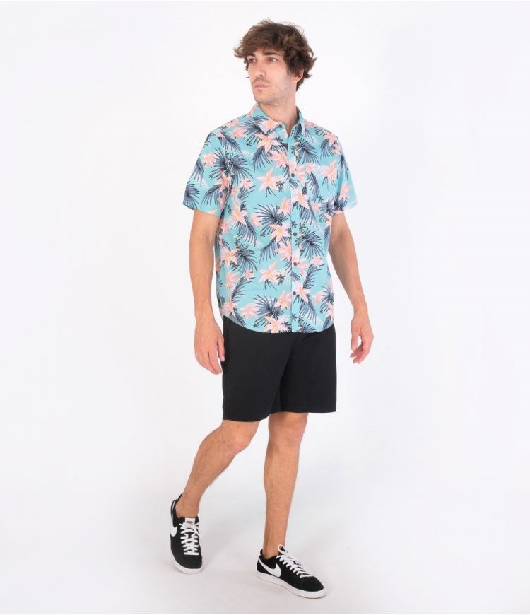 Hurley Shirt Kurzes Sleeve Org Wedge Grün | 38CHDUYSA